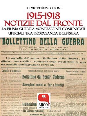 cover image of 1915-1918. Notizie dal fronte